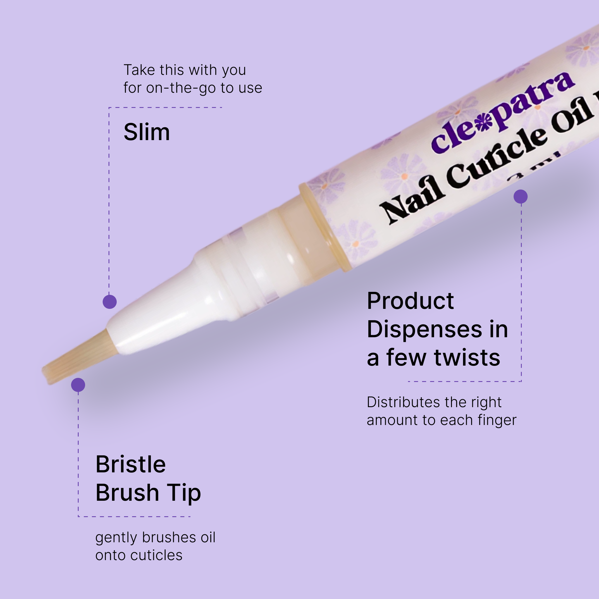 Cleopatra Nail Cuticle Oil twist pen