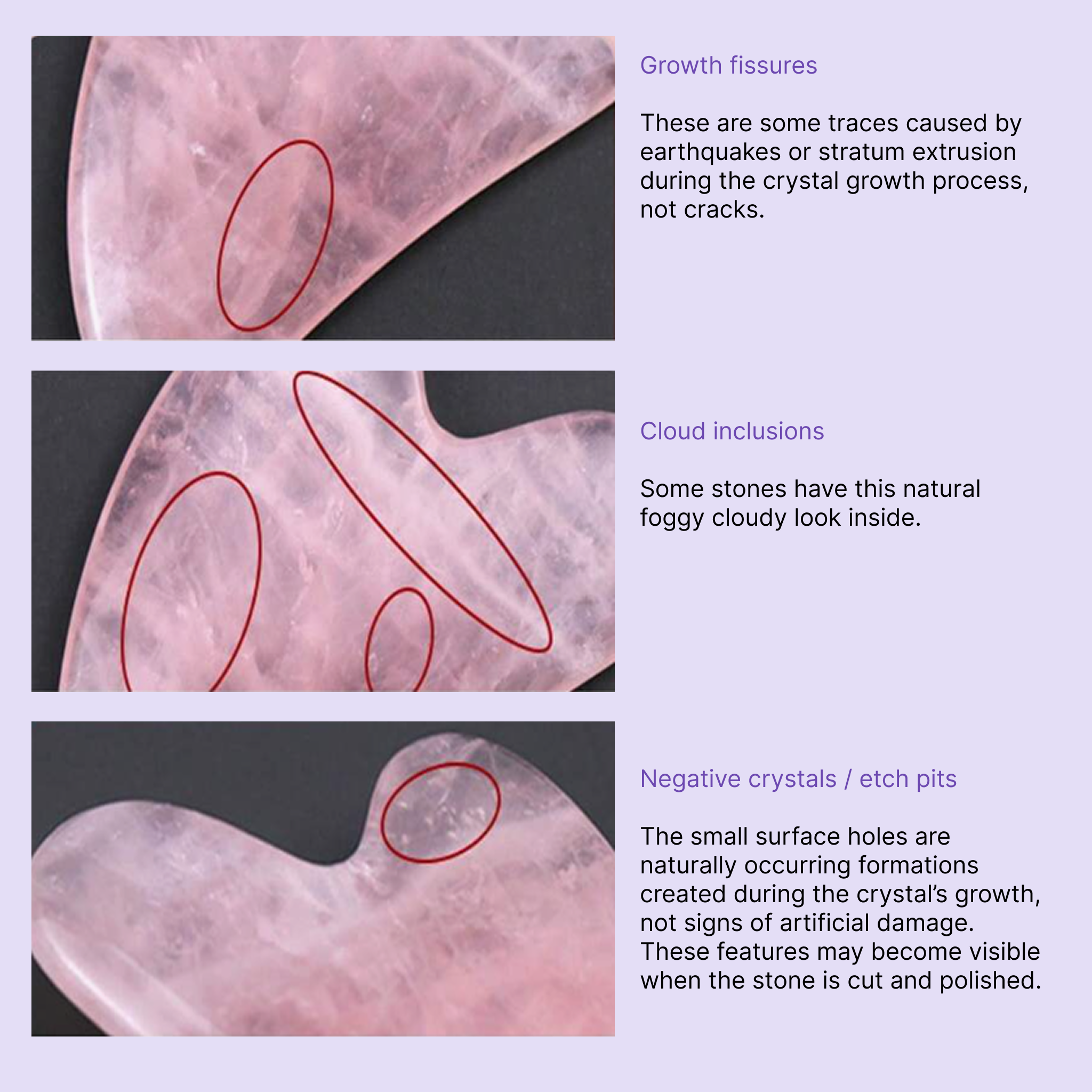 Rose Quarts Gua sha Combo